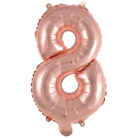 Mini Number 8 Rose Gold